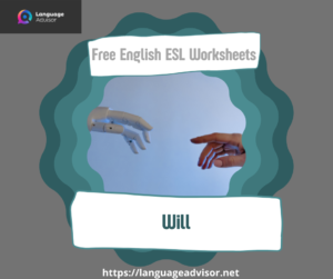 English ESL Worksheets: Will