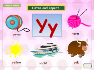Basic Reading in English: Letter Y