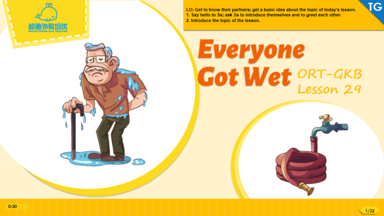 Oxford Reading Tree PPT: Everyone got wet