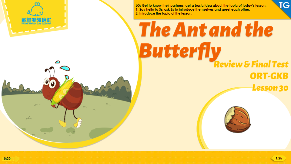 Oxford Reading Tree PPT: The Ant and the butterfly