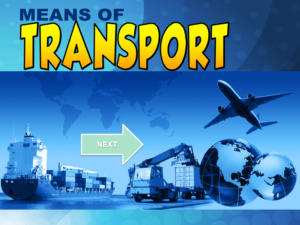 ESL English PowerPoint: Transports