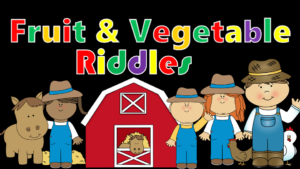 English PowerPoint games: Fruit and Vegetables Riddle