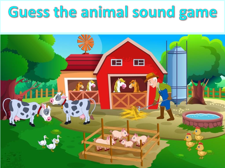 English PowerPoint games: Guess the animal sound game