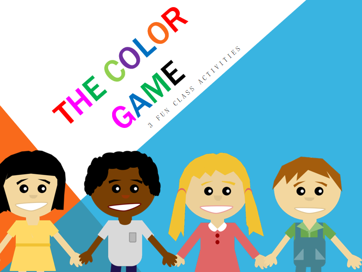 English PowerPoint games: The Color Game