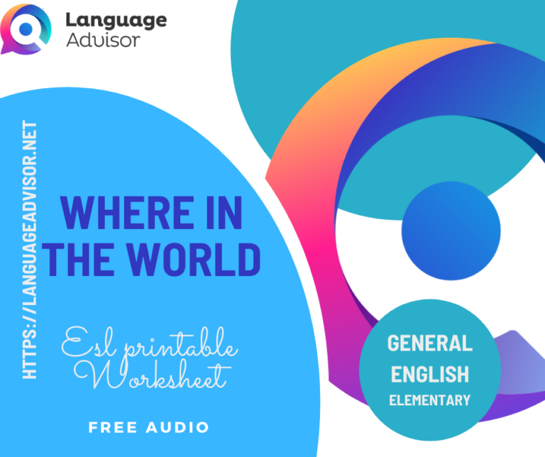 Where in the world – General English Elementary