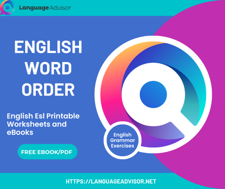 english word order