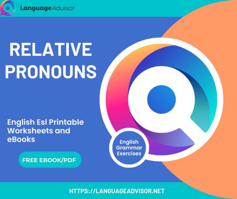 Relative pronouns