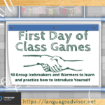 First Day of Class Games