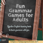 Fun Grammar Games for Adults