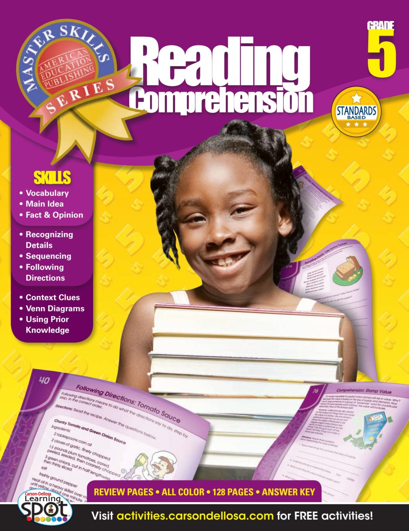 Master Skills Reading Comprehension Workbook Grade 5