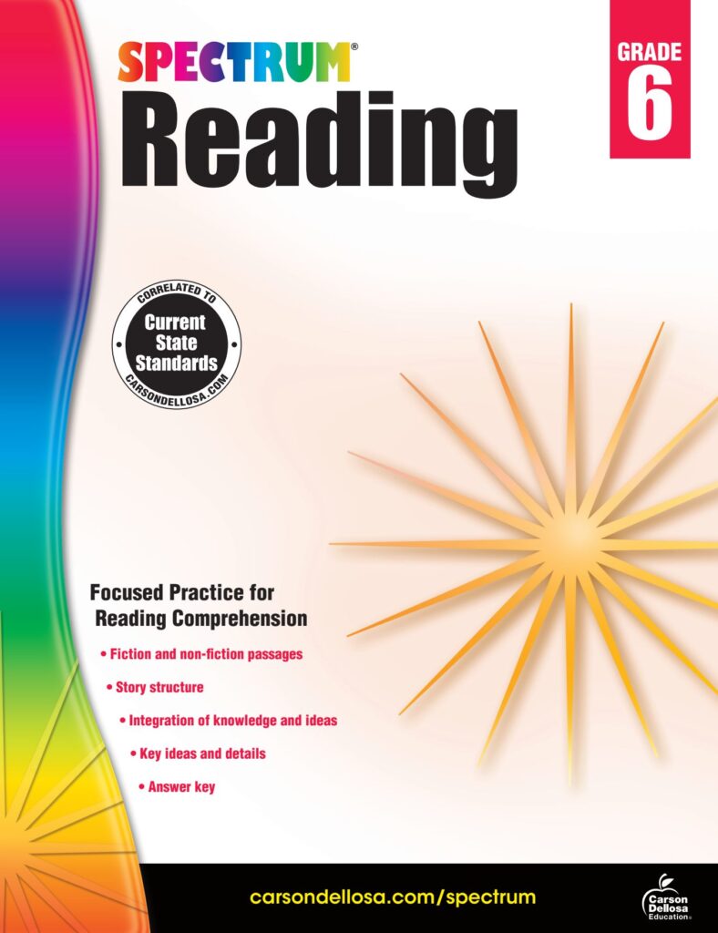 Spectrum Reading Comprehension Grade 6