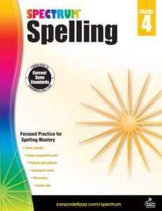 Spectrum Spelling Workbook Grade 4