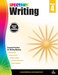 Spectrum Writing Workbook Grade 4