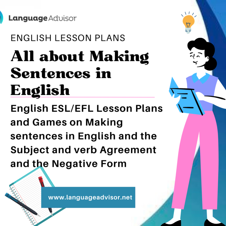 All about Making Sentences in English