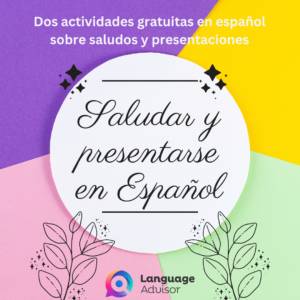 Saludar y presentarse en Español