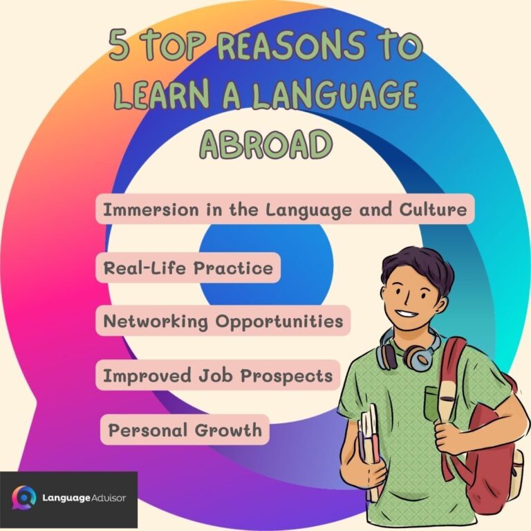 5 Top Reasons to learn a language abroad
