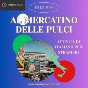 Italian as second language: Al mercatino delle pulci