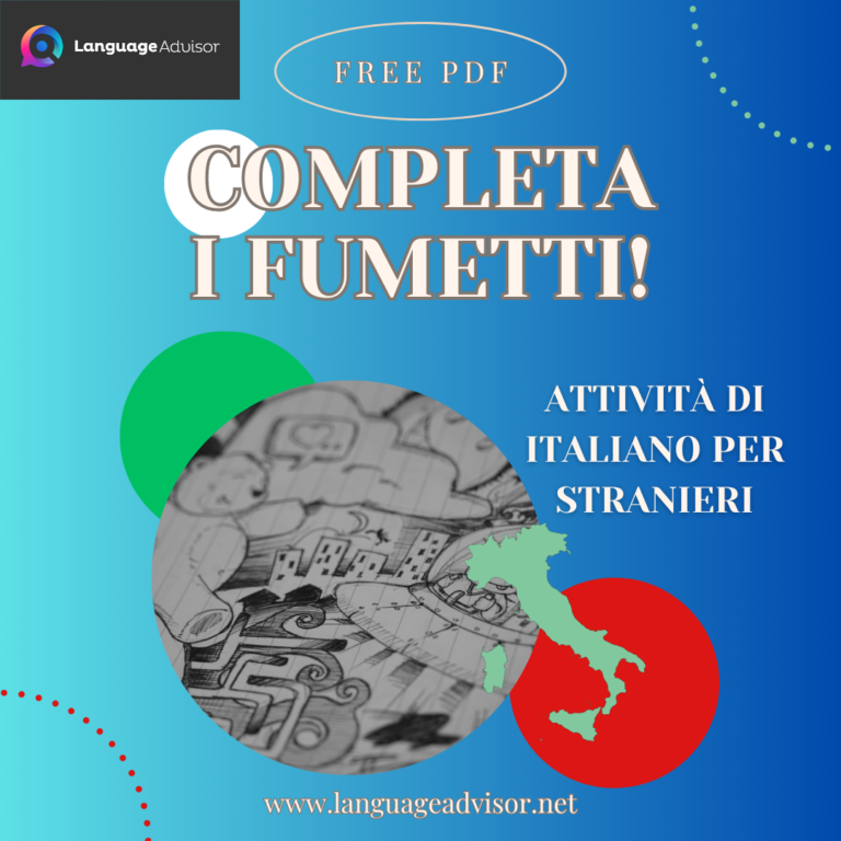 Italian as a second language: Completa i fumetti!