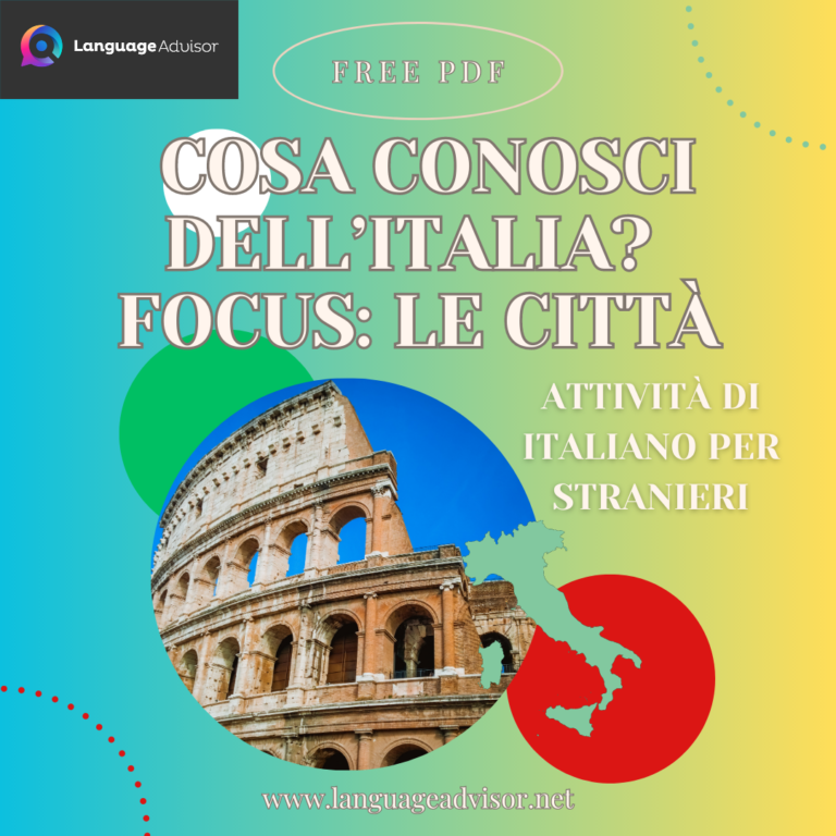 Italian as second language: Cosa conosci dell’Italia? Focus: le città