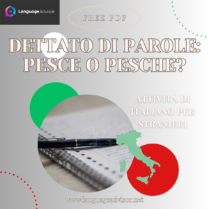 Italian as second language: Dettato di parole