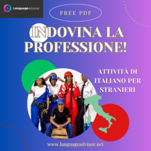 Italian as a second language: Indovina la professione!