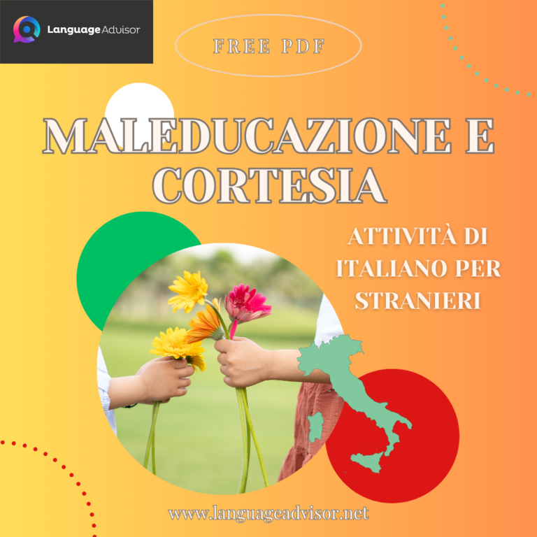 Italian as second language: Maleducazione e cortesia
