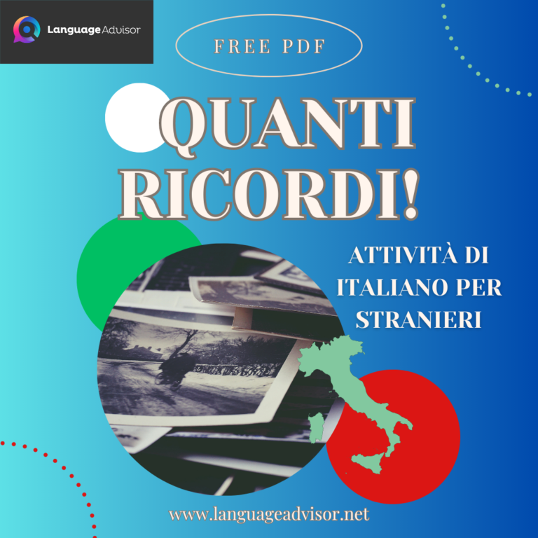 Italian as a second language: Quanti ricordi!