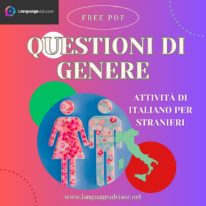 Italian as a second language: Questioni di genere