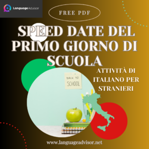 Italian as a second language: Speed date del primo giorno di scuola