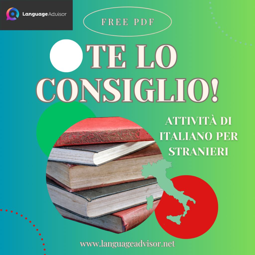 Italian As Second Language Te Lo Consiglio