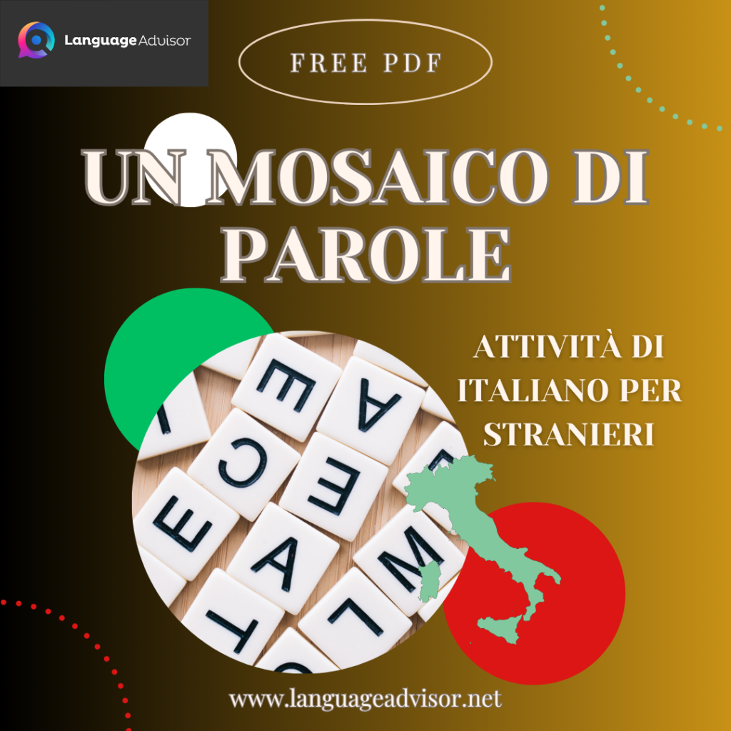 Italian As Second Language: Parole Crociate A Metà