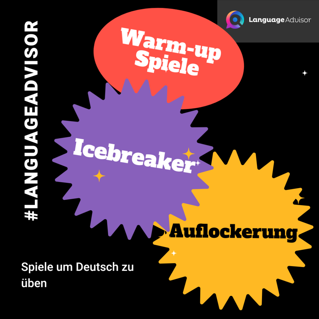 Warm up spiele icebreaker auflockerung