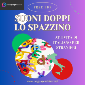 Italian as second language: Suoni doppi-Lo spaZZino