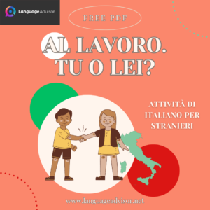 Italian as second language: Al lavoro