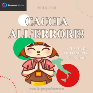 Italian as second language: Caccia all’errore!