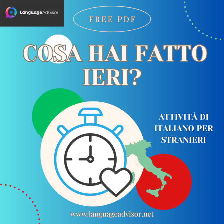Italian as second language – Cosa hai fatto ieri?