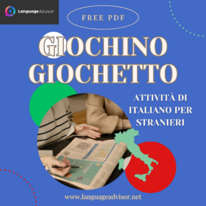 Italian as a second language: Giochino giochetto