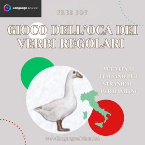 Italian as second language: Gioco dell’oca dei verbi regolari
