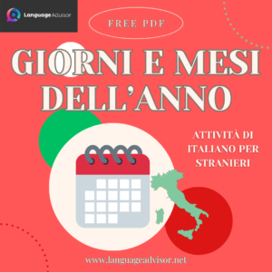 Italian as second language: Giorni e mesi dell’anno