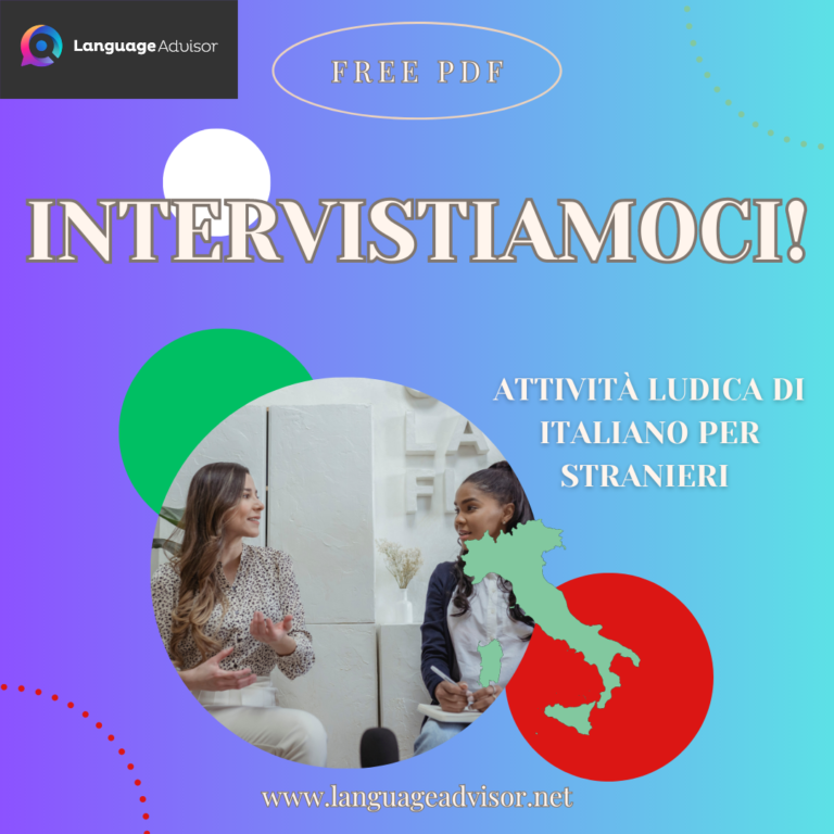 Italian as a second language: INTERVISTIAMOCI!