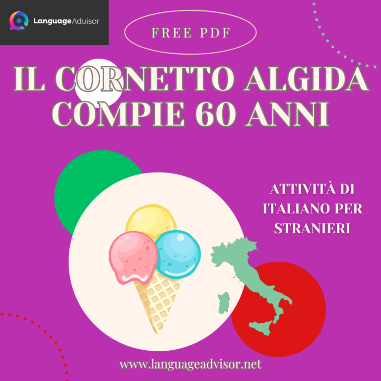 Italian as second language: Il cornetto Algida