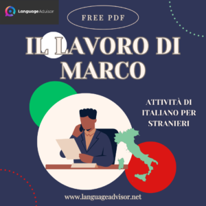 Italian as second language: Il lavoro di Marco