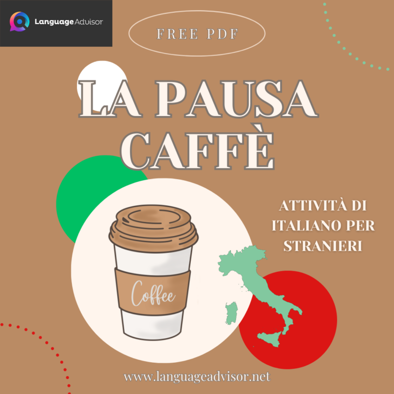 Italian as second language – La pausa caffè
