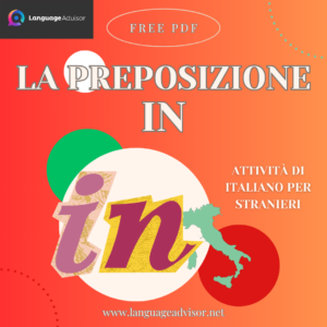 Italian as second language – La preposizione IN