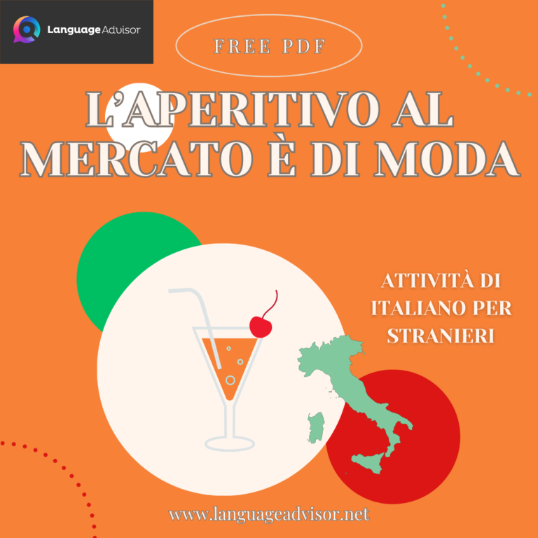 Italian as second language – L’aperitivo al mercato è di moda