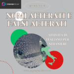 Nomi alterati e falsi alterati