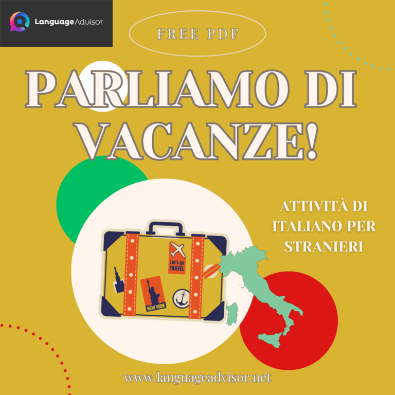 Italian as second language – Parliamo di vacanze!
