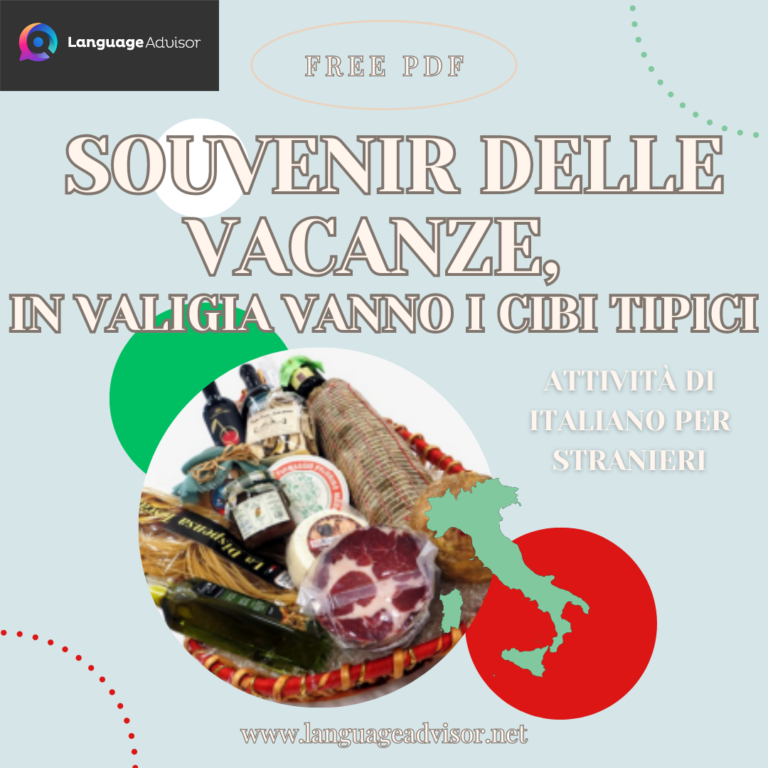 Italian as second language: Souvenir delle vacanze