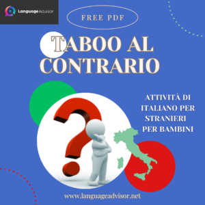 Italian as second language: Taboo al contrario