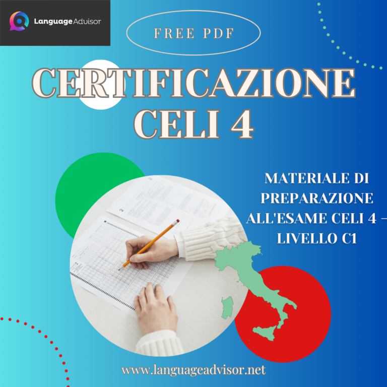 Certificazione CELI 4 – Livello C1